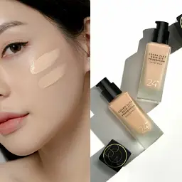 Тональний крем-консилер Beauty of Majesty BOM Cover Flex Skin Fit Foundation #23 Natural Beige 30 мл - мініатюра 3