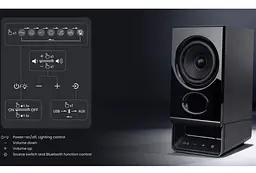 Комп'ютерні колонки 2.0 Edifier R-20-BT 5W USB-C, AUX, Bluetooth Black - мініатюра 10