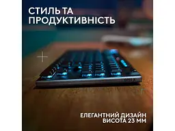 Клавіатура Logitech G915 X LIGHTSPEED TKL Black (920-012721) - мініатюра 5