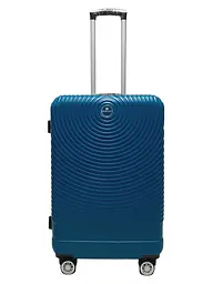 Валіза середня M ABS-пластик Worldline Airtex 652 69×45×29см 88л Синій