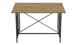 Стіл-книга трансформер Оріон 3 Ferrum-decor 750x1150x880 Чорний метал ДСП Дуб Артізан 16 мм (FRD-105086) - мініатюра 8