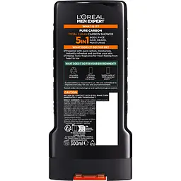 Гель для душа L'Oreal Paris Men Expert Total Clean 5 в 1 300 мл - мініатюра 2