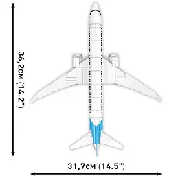 Конструктор Cobi Боінг 737-8 масштаб 1:110, 340 деталей - мініатюра 7
