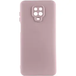 Чохол TPU GETMAN Liquid Silk Full Camera для Xiaomi Redmi Note 9s / Note 9 Pro / Note 9 Pro Max Сірий / Lavender