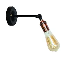 Бра настінне Levistella 752WC1705-1, E27, 60W, чорний метал, сучасний стиль