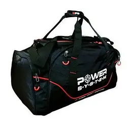 Спортивна сумка Power System PS-7010 Gym Bag Magna 65 л Blak/Red (7010BR-4)