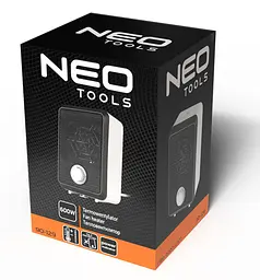 Тепловентилятор Neo Tools електричний настільний 600Вт, термостат, білий - мініатюра 10
