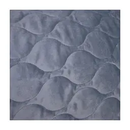 Покривало MirSon №5052 Velor charm Dark grey 180х210 см (2200008376901) - мініатюра 4