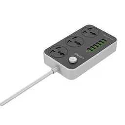 Мережевий фільтр LDNIO SC3604 (3 х розетки 6 х USB) 2 м - мініатюра 3