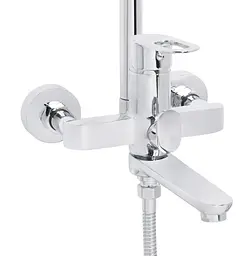 Душова система для душу Lidz Latwa Chrome (k35) LDLAT1031CRM48993 - мініатюра 2