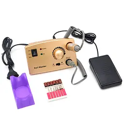 Апарат фрезер SalonHome T-ZS-602 для манікюру та педикюру Nail Master Gold 35000 оборотів - мініатюра 5