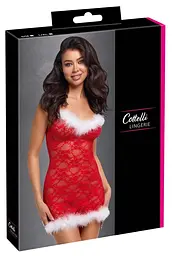 Сорочка Cottelli Lingerie X-Mas S/M (червоний) - мініатюра 13