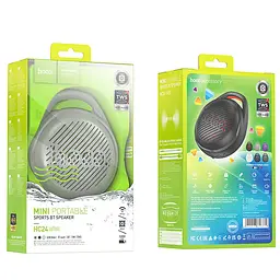 Bluetooth Колонка Hoco HC24 Hearty sports Gray - мініатюра 2