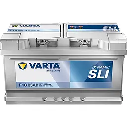Автомобільний акумулятор VARTA Silver Dynamic F18 6СТ-85Ah АзЕ 800A (EN) 585200080