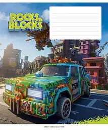 Зошит загальний Школярик Star Rocks&Blocks у лінію 24 аркушів 25 шт. (024-3280L) - мініатюра 4