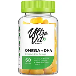 Omega 3 + DHA VPLab UltraVit 60 желейок