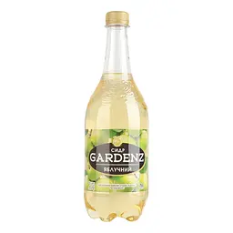 Сидр Gardenz Cмак Яблучний звичайний газований солодкий 5% 0.75 л
