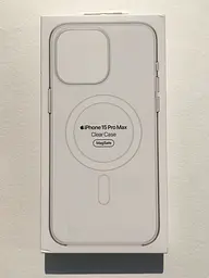 Оригінальний прозорий чохол для iPhone 15 Pro Max Apple Clear Case with MagSafe (MT233ZM/A) протиударний - мініатюра 2