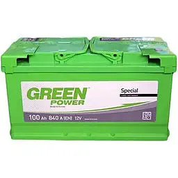 Автомобільний акумулятор GREEN POWER 6СТ-100Ah АзЕ 840A (EN) - мініатюра 2