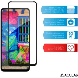 Скло захисне ACCLAB Full Glue Tecno Spark Go 2024 Black (1283126589096) - мініатюра 5