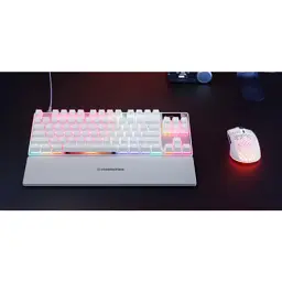Клавіатура SteelSeries Apex Pro TKL Gen 3 HyperMagnetic OmniPoint 3.0 OLED USB UA White (64898) - мініатюра 8