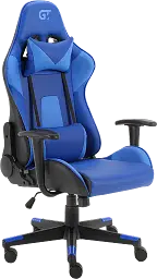 Геймерське крісло GT Racer чорне із синім (X-2317 Black/Dark Blue) - мініатюра 8