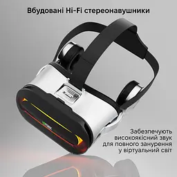 VR Окуляри віртуальної реальності для смартфонів Inspire VR Park 4.7-6.7" White (VR-Park-Wh-2) - мініатюра 3
