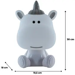 Світильник-нічник Kite LED з акумулятором Unicorn білий (K24-491-1-1) - мініатюра 5