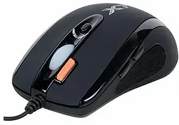 Миша A4Tech XL-750BK-B Full speed Laser Game Oscar mouse чорний, Laser, USB, 3600 dpi, Gaming X7, кнопка потрійного пострілу,