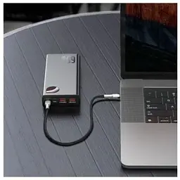 Зовнішній акумулятор Baseus PowerBank Adaman Metal Digital Display 20000mAh 65W Black (PPIMDA-D01) 60863-ska - мініатюра 5