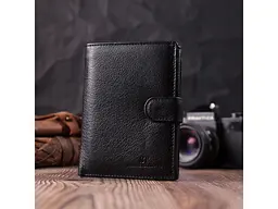 Чоловічий шкіряний гаманець ST Leather 10.5х14х2 см acs0028313 - мініатюра 7