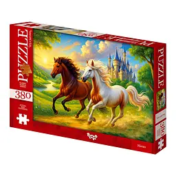 Пазли 380 елементів Horses Danko Toys