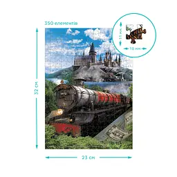Пазл класичний Harry Potter. Гоґвартський експрес 200502, 350 елементів - мініатюра 5