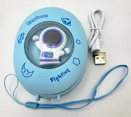 Кишенькова акумуляторна грілка обігрівач для рук нагрівач з USB зарядкою UKC AA21-1 блакитний - мініатюра 1