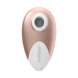 Вакуумний стимулятор клітора Satisfyer Deluxe золотий - мініатюра 2