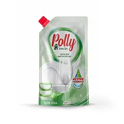 Средство для мытья посуды POLLY алоэ вера дой-пак, 500 мл (PO51271)