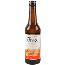 Напій Jiva Комбуча Exotic Пристрастий Апельсин з соком апельсину та пюре маракуї 330 мл