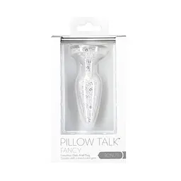 Скляна анальна пробка Pillow Talk Fancy Luxurious Glass Anal Plug, ⌀3,1см, віброкуля в подарунок - мініатюра 5