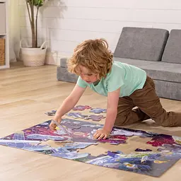 Підлоговий пазл Космос Melissa & Doug Glow in the Dark дитячий пазл на 48 деталей,світиться у темряві (SKU-218) - мініатюра 6