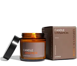 Аромасвічка SPA-догляд для шкіри рук Candle Cinnamon White Mandarin 100 мл