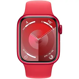 Годинник Apple Watch Series 9 GPS, 41mm, (PRODUCT)RED, (PRODUCT)RED Sport Band, M/L (Grade B) Seller Refurbished - мініатюра 2