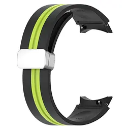 Браслет Cls-line Samsung Galaxy Watch 6 Classic 43mm 6 Classic 47mm - чорно-зелений ширина кріплення 20мм силікон Watchbands (W15-8WB29765195) - мініатюра 3