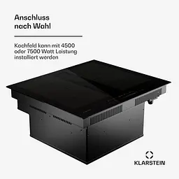 Індукційна плита з витяжкою Klarstein Chef-Fusion DownAir (10045556) - мініатюра 6