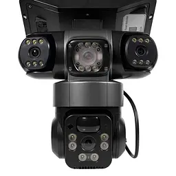 IP PTZ-відеокамера автономна з WiFi, прожектором та сонячною панеллю 3Mp+3Mp+3Mp Light Vision VLC-1223WIL/3C (Lamp+Solar) f=4mm, на акумуляторних батареях (75-00338) - мініатюра 3