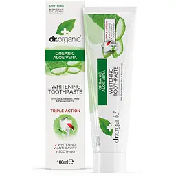 Зубна паста Dr. Organic Aloe Vera Whitening Toothpaste 100 мл