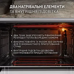Електрична піч Perfelli CLASSIC 48 GREY - мініатюра 4