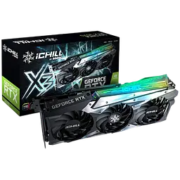 Відеокарта GeForce RTX 3070 8GB Inno3D iChill X3 (M30703-08D6-1710VA38) Б/В