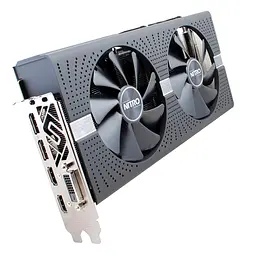 Відеокарта Sapphire AMD Radeon RX 580 4Gb Nitro+ (11265-07) (GDDR5, 256 bit, PCI-E 3.0 x16) Б/в - мініатюра 3