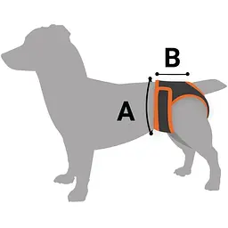 Труси гігієнічні для собак Bronzedog, трикотажні, розмір M, сірі - мініатюра 6