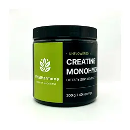 Креатин моногідрат VitalHarmony Creatine Monohydrate, 200 грам